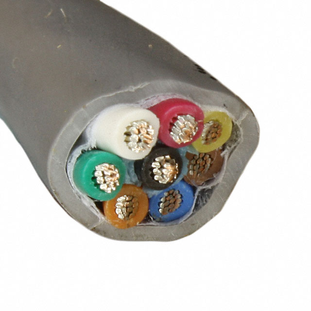 8 Cond Blk,W,R,G,Br,Blu,O,Y