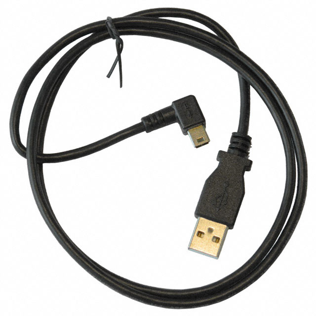 CABLE W 90 DEG MINI B CONN